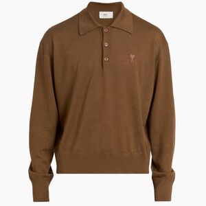 AMI Polo Pullover Sweater